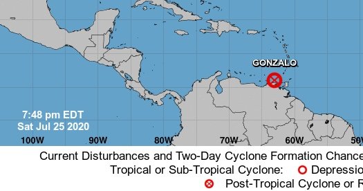 ClimaEdoQROO's tweet image. Afortunadamente se degrada la TT Gonzalo 👀