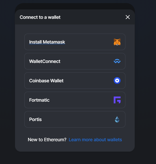 Connect your wallet