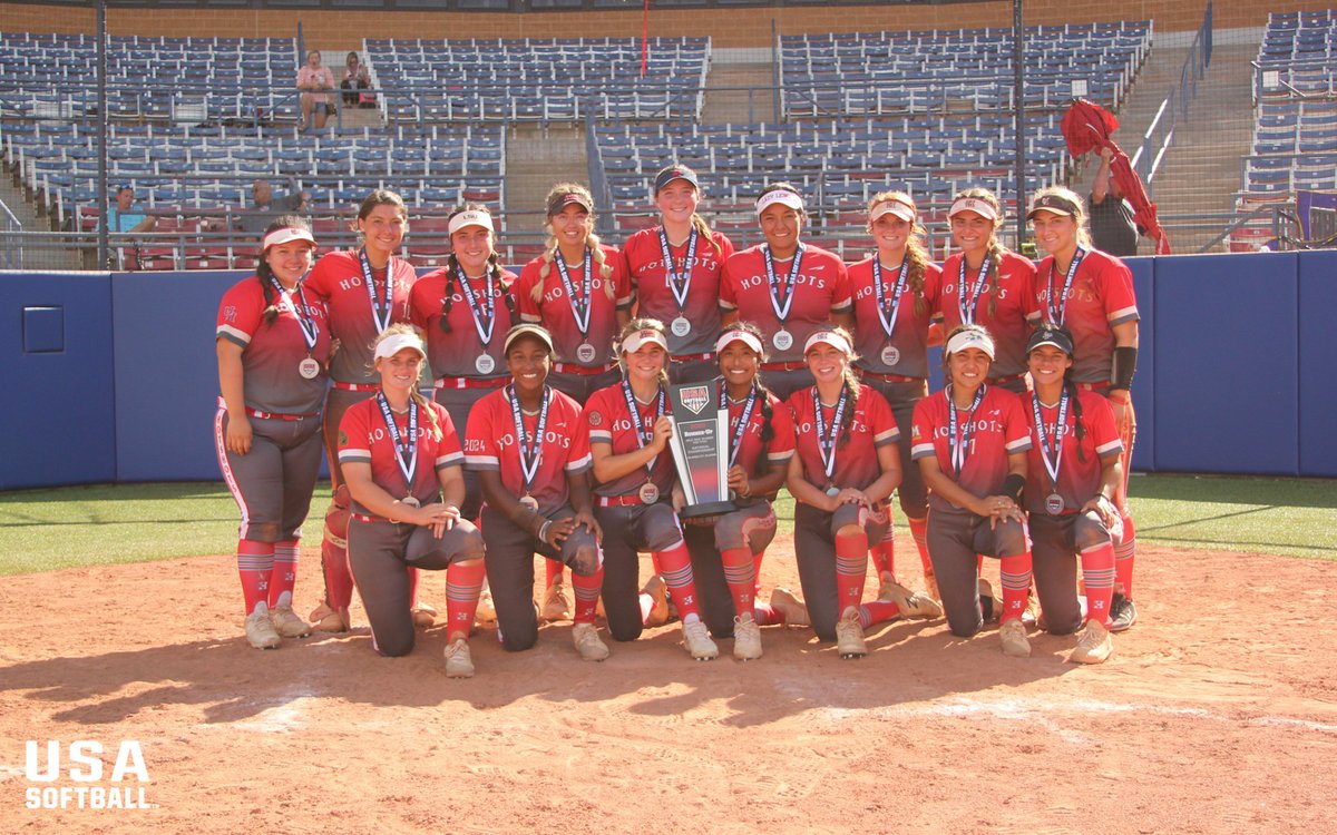Placing second at the 2020 #GOLDNationals 18-Under Championship:

Hotshots Premier Dumezich 👏

#USASoftball