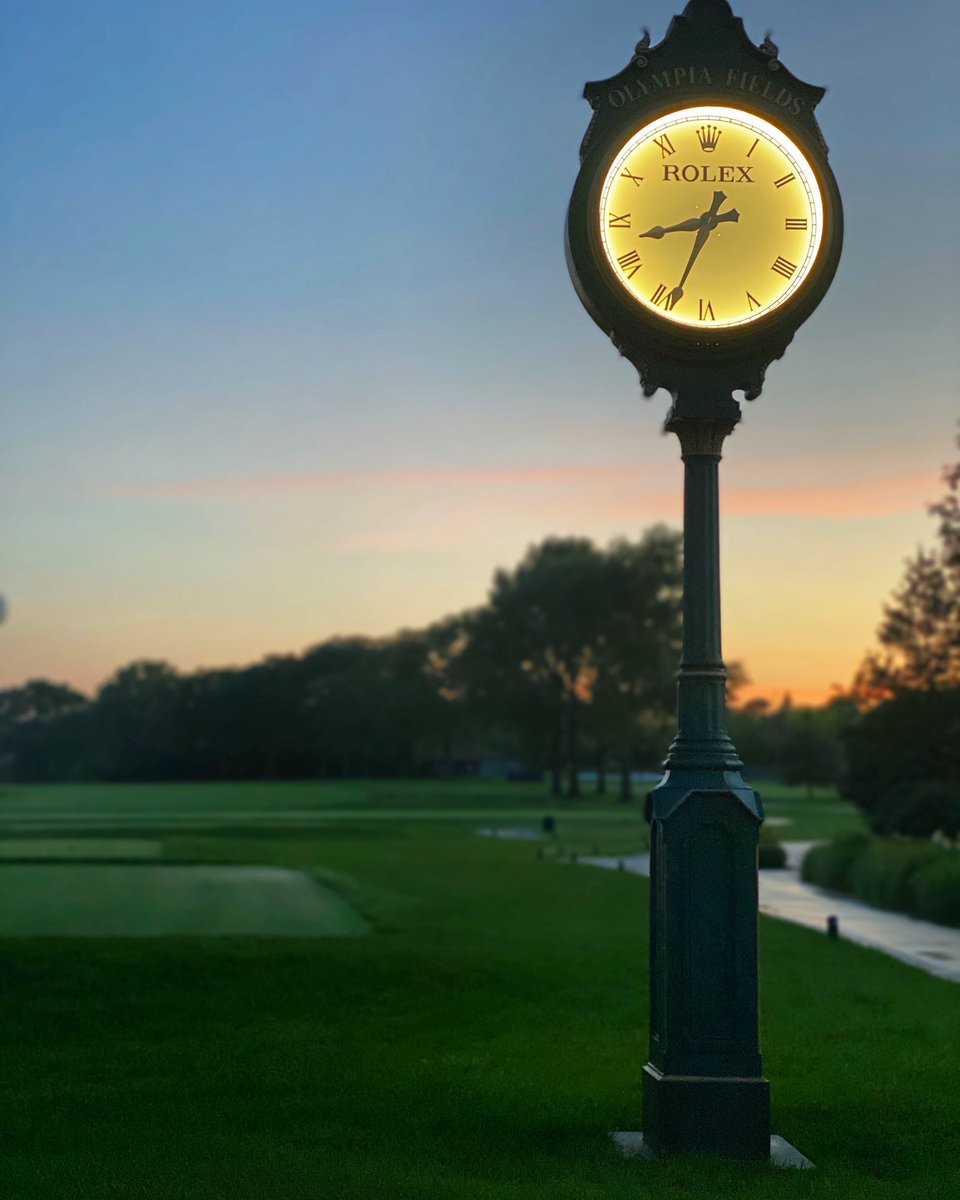 OFCC_1915's tweet photo. Why yes, we do like long walks on the South Course. (Especially at sunset) #SouthCourseSaturday #OlympiaFieldsCC https://t.co/1W2MNKeSwi