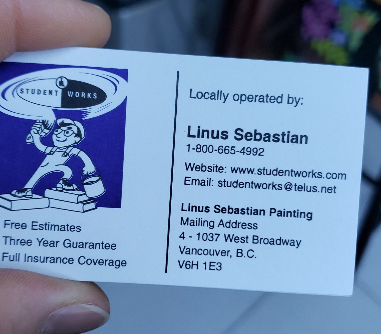 Linus Tech Tips on Twitter: "Need ur house painted? Lol https://t.co