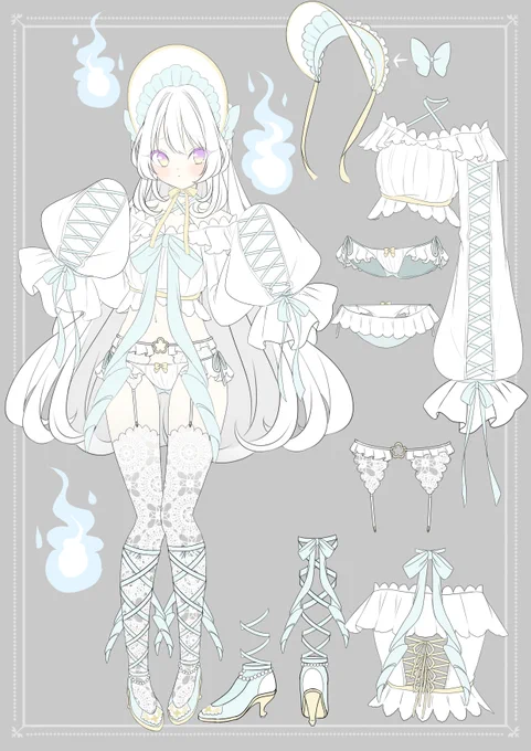 #幽霊の日
せっかくなのでゴーストちゃん再掲～?? 