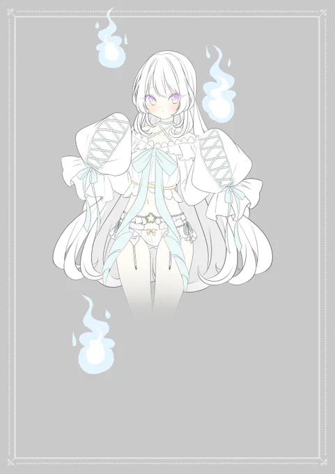 #幽霊の日
せっかくなのでゴーストちゃん再掲～?? 