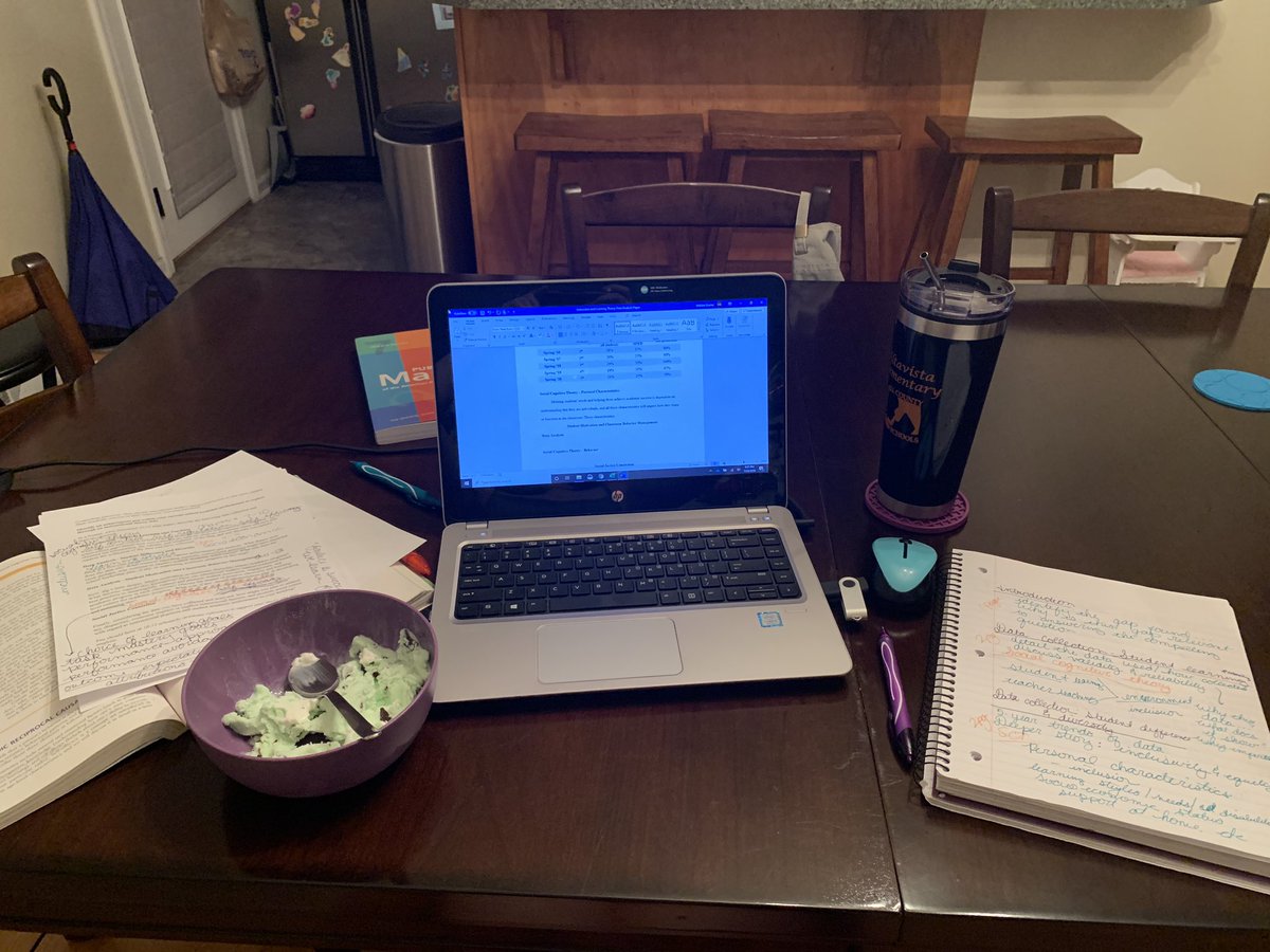 GunterMeliss's tweet photo. What grad school looks like...
And yes, ice cream at 10:00pm is a must. How else do you survive?

#woodulead #longwooduniversity https://t.co/yRQP566fa3