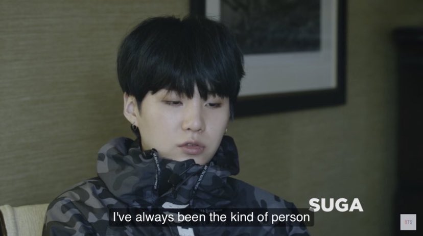 pisces like to be alone and have their personal space. yoongi has expressed before how much he likes to be alone