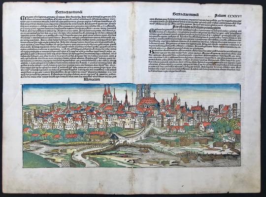 philographikon2's tweet photo. 1493!!! #Munich
the Untited States has #Seattle, Germany has #Muenchen. #Mostbeautifulcities #Schedelsche #Weltchronik: "#Monacum" https://t.co/5Xe09PL0XR