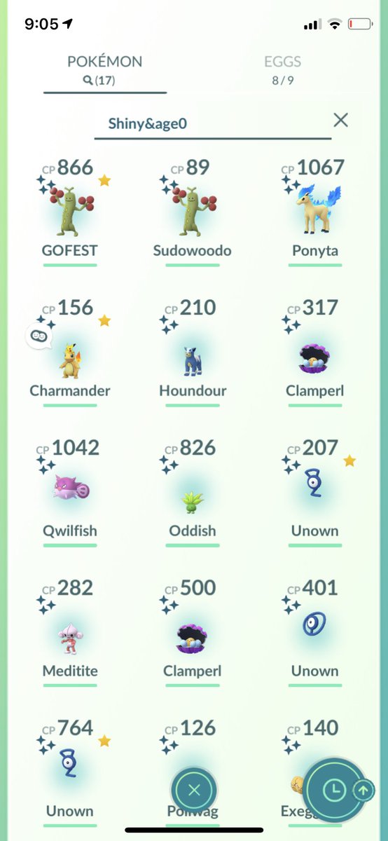 itsjustmaceys's tweet photo. @MYSTIC7 @JTGily @JT_Valor @thetrainerclubb @PokeGirll7 @PkmnMasterHolly here’s all my shinies for the day 1 of #PokemonGOFest2020 #shinypokemon #pokemongo I Got 17 on 1 account and 5 and my moms account! https://t.co/yVHxXIeEP9