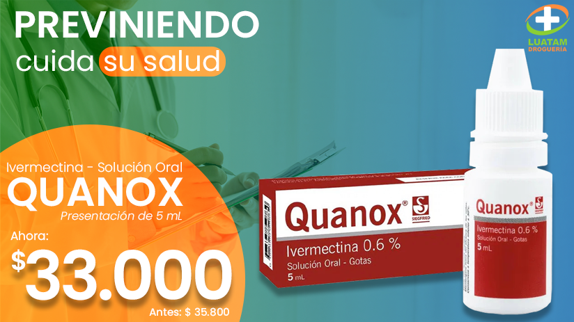 Precio quanox gotas