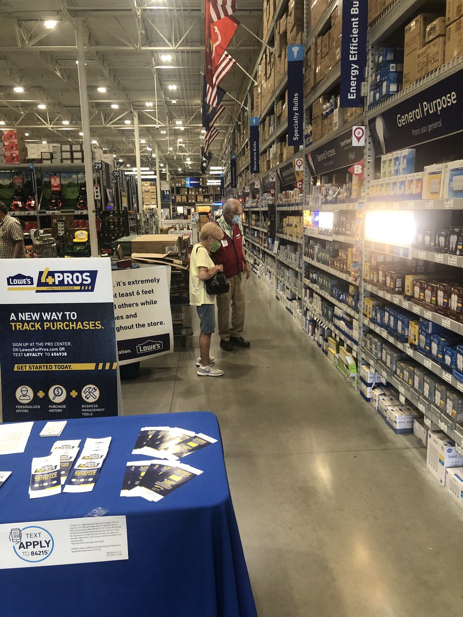 lowes0637's tweet photo. Our pipeline table was a little different today.. Plumbing Pro Kelsey promoting credit like a pro and Horace, Millwork Specialist, electrifying customers with his broad knowledge! We still discussed PSE too! @MarkShugerman @867District @Franksoto867 @Lowes https://t.co/S3XMJvkSaW