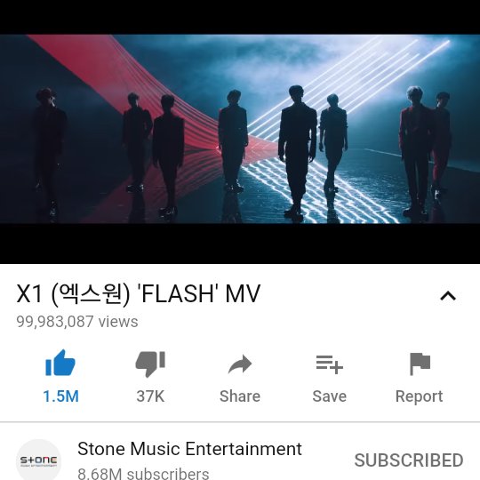 vintagexhao's tweet photo. YA'LL IT'S SO CLOSE TO 100M KEEP STREAMING ONE ITS @x1official101 @x1members #X1 #X1_FLASH https://t.co/WgCEbiNKyl