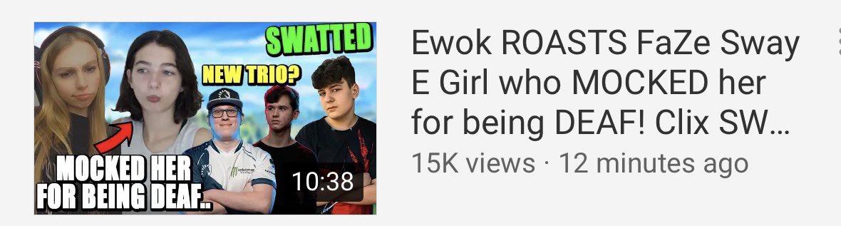 Ewok's tweet photo. . @FaZeSway grats on new egirlfriend https://t.co/gWwwWPrUlR