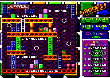 CPCGAMINGDEMOS's tweet photo. @SWRetroComp @Retro_Computers @BinaryDinosaurs @ColonelFalcon @Withnailmarwood @retrokatg @tmcd677 @80sNostalgia @AmstradEterno @VintageNewOld I am writing article on some of the best #amstradcpc #games over the past years going into #retroformat or #8bitmag when i get confirmation i'll tweet so people can be informed. check out #GROOPS form 2007 multiple game modes multiple tunes lovely gfx and addtictive gameplay 😎 https://t.co/qLp4u7qW1a