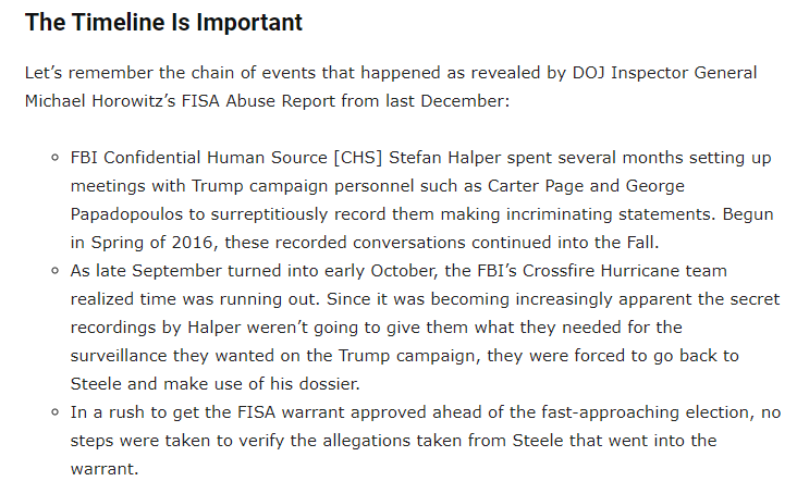 What a lot of people don't seem to realize is that using Steele's dossier to get a surveillance warrant of the Trump campaign via  @carterwpage was actually PLAN B.Plan A was CIA operative/FBI informant Stefan Halper making surreptitious recordings of Page &  @GeorgePapa19.