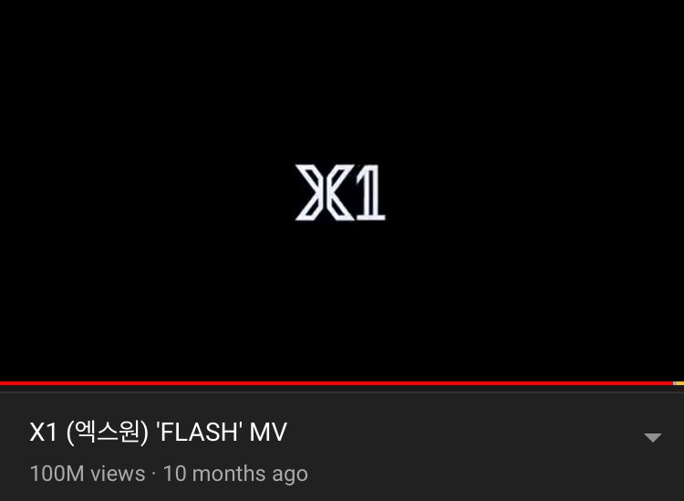 Congratulations One It 🎉 
MV Flash has reach 100M views by today ✨

🔗youtu.be/LlQEKB2H7z4

<a href="/x1official101/">X1</a> <a href="/x1members/">X1members</a> 

#X1Flash_1억뷰를축하해
#100M_Love_For_X1
