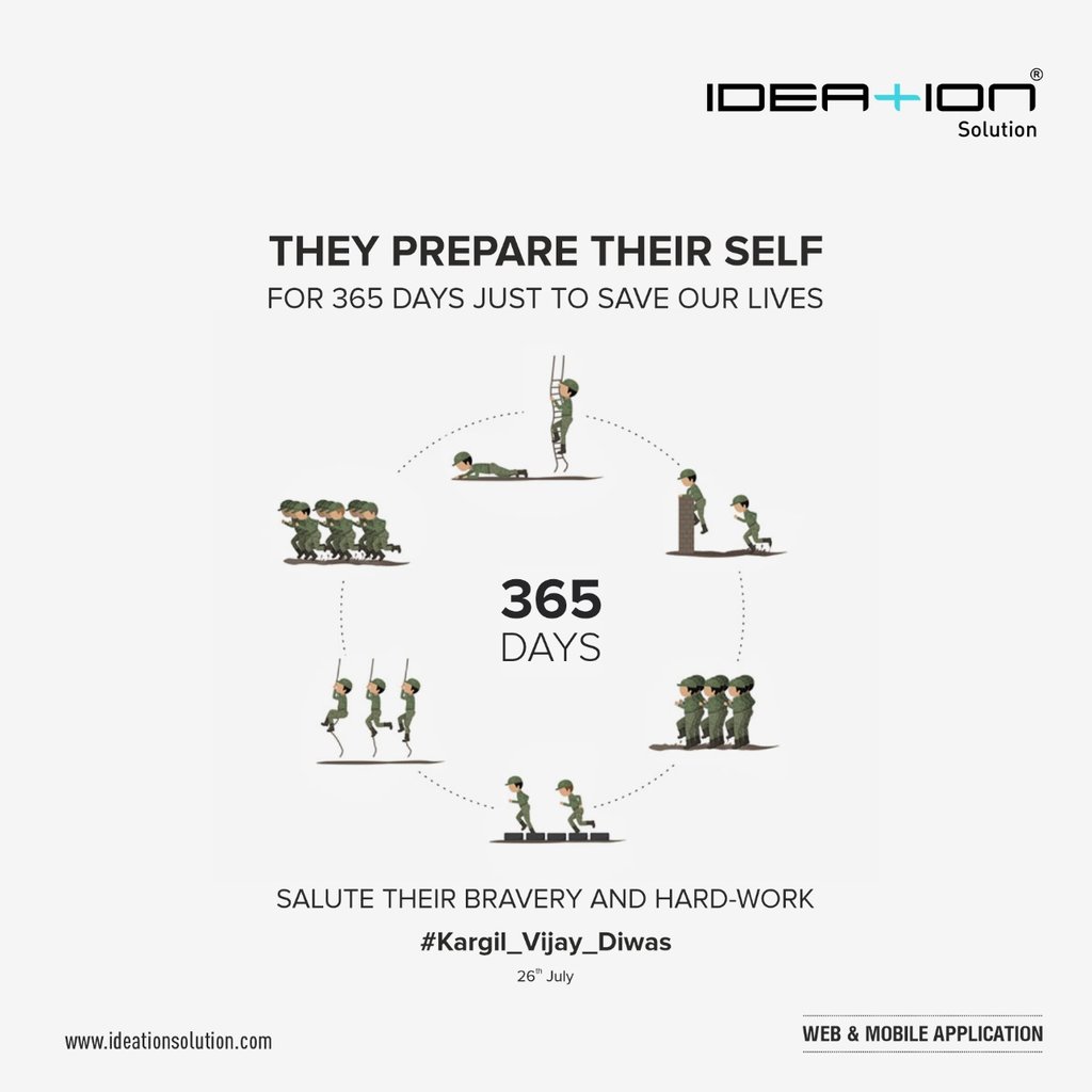 IdeationSoluti1's tweet photo. THEY PREPARE THEIR SELF FOR 365 DAYS JUST TO SAVE OUR LIVES

 SALUTE THEIR BRAVERY AND HARD - WORK

 #Kargil_Vijay_Diwas

 26 " July

#ideation #webdevelopment #webdesign #wordpress #web #webdeveloper #website #css #php #design #javascript #page #code #developer #seo #html https://t.co/uzF7oZcjaK