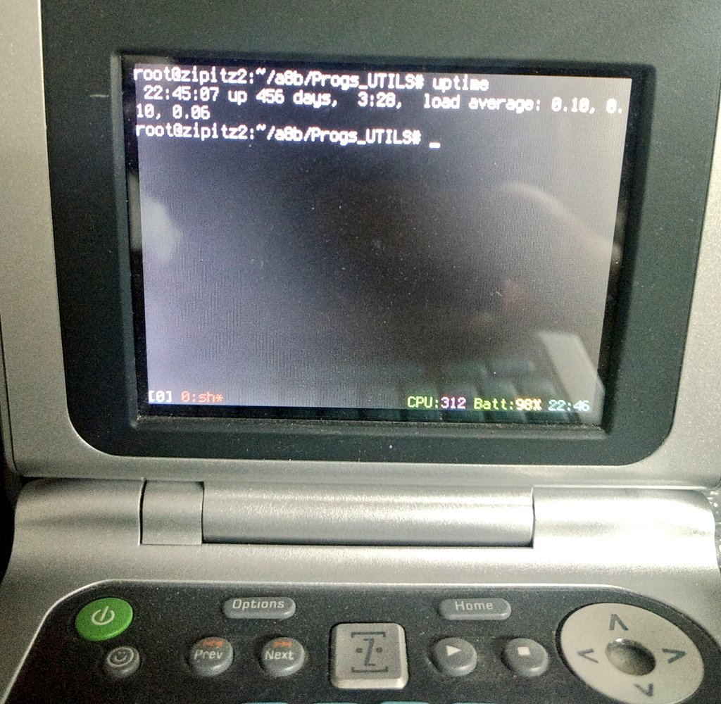 mozzwald's tweet photo. #ZipitZ2 #uptime 456 days and counting https://t.co/rtTfe7CcCM