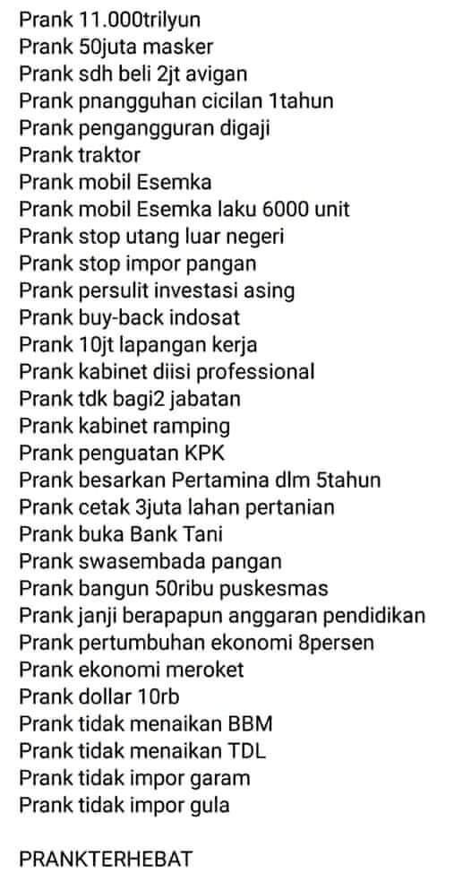 henkliatjae's tweet photo. @lukmanalwahid @ChepyAjah8 @jokowi Nih apa?
Pakde mu? https://t.co/yutoPvE1gP