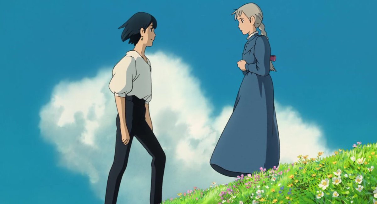 peace - howl’s moving castle (2004)“but i’m a fire and i’ll keep your brittle heart warm, if your cascade ocean wave blues come, all these people think love's for show but i would die for you in secret”