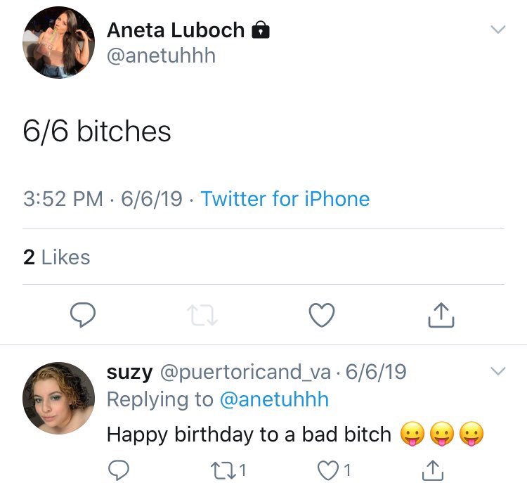 The connection on her age/birthday