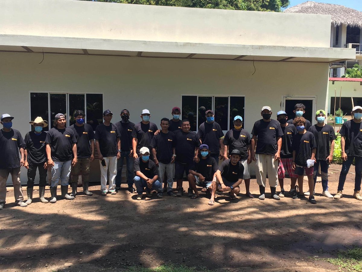 Bitcoinbeach's tweet photo. Paydays are even better when you are getting paid in BTC.  We have been able to put many of the people who lost their jobs due to Covid back to work in the community.  We are just putting the finishing touches on the new Bitcoin Community Center. https://t.co/K7CSukammn