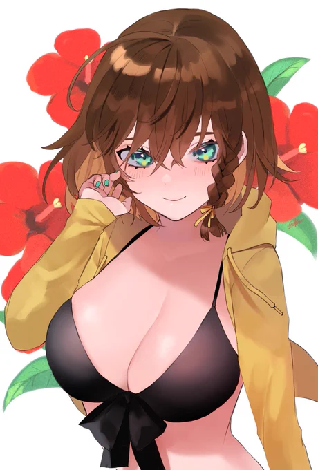 コルデーちゃんに水着を着てもらった!
#fgo 