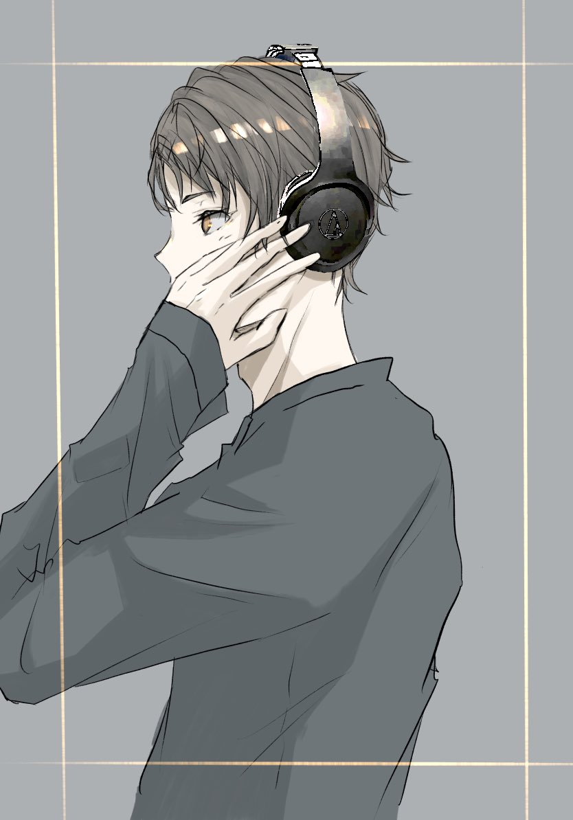 オータム マイペースに描きます 4枚目 11時 ヘッドホンリベンジ 横顔は鼻が低いのが好みです 絵描きさんと繋がりたい イラスト1時間チャレンジ T Co Nqinnntqcs Twitter