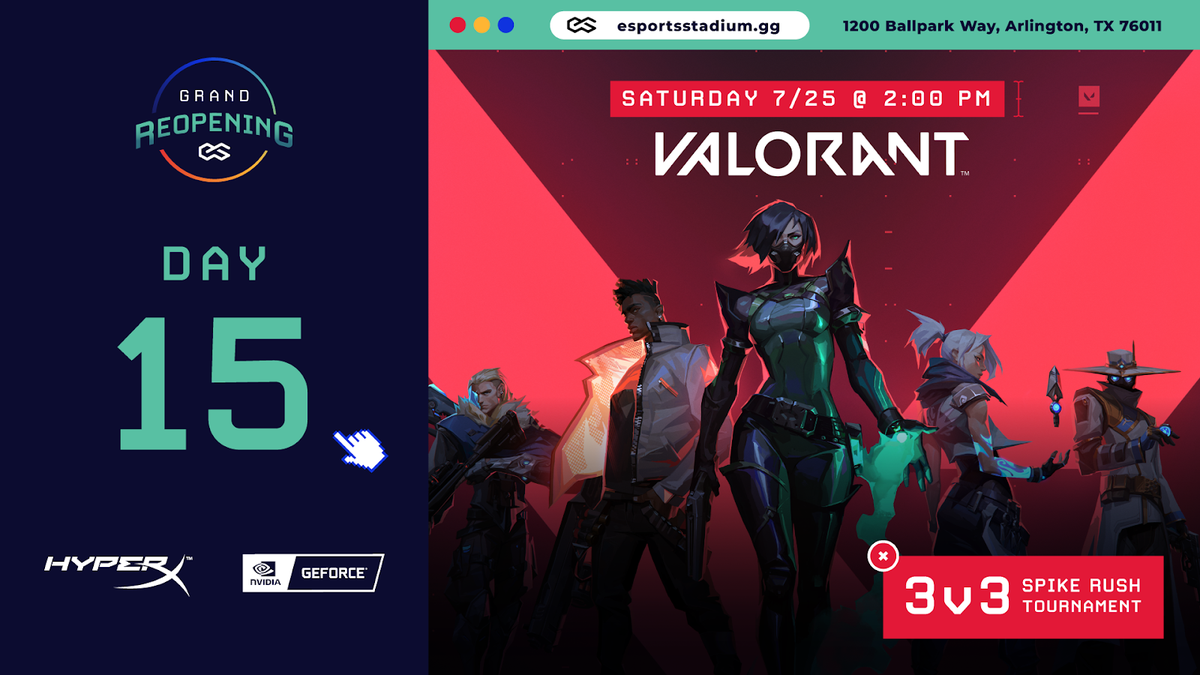 EsportsStadium's tweet photo. GGs to all who competed in our first Valorant tournament today! Congratulations to the Top 3 placing teams 🏆

🥇 Historical Thugs: @henryleaves @euphorickevin @x_kens_x
🥈 @tcu_esports: @Fanman747 Sooman @ChristianxEpic 
🥉 The Pentagizers: @hunterstfu @Luckyyy771 @Dylan3412 https://t.co/2h3k2ccpKV