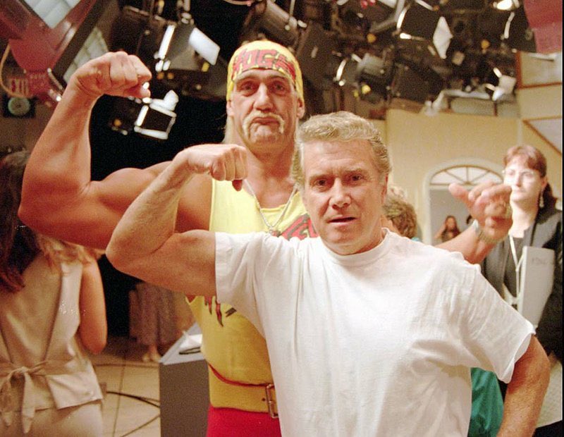HulkHogan's tweet photo. #Regis was the only show I was always excited to do. Regis was a real pro and I could always count on him sneak attacking me every time I was a guest on the show,RIP my brother Love you HH https://t.co/E5IajiV3KU