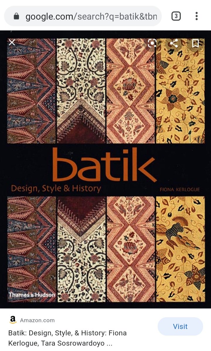 The design is batik, which originates from Indonesia.