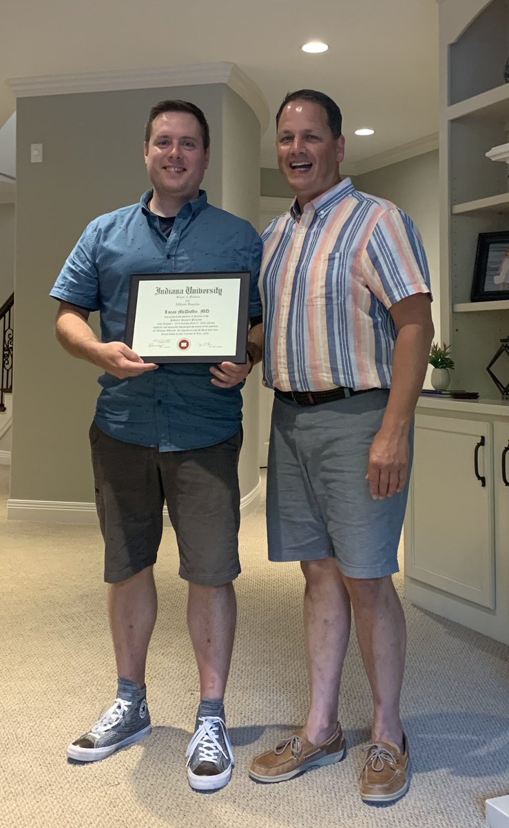 tsblunk's tweet photo. What a fun night celebrating our Senior Fellow, Lucas McDuffie!!!! We wish you the best of times in South Carolina!!! Thank you for all the memories!! @lucas_mcduffie  @IU_PedSurg https://t.co/Js8ehJWPky