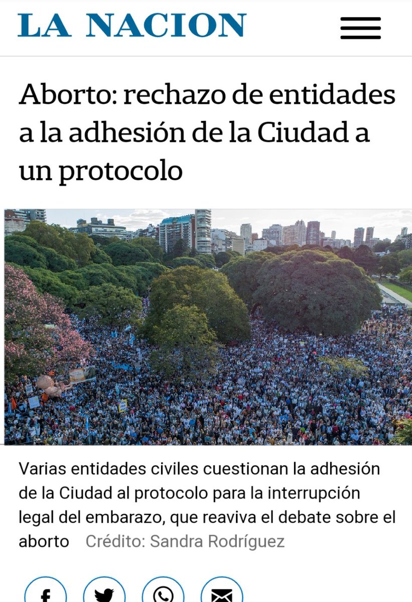 Cómo publicó el artículo La Nación /  Cómo lo debería haber publicado

#LarretaVetaElAborto