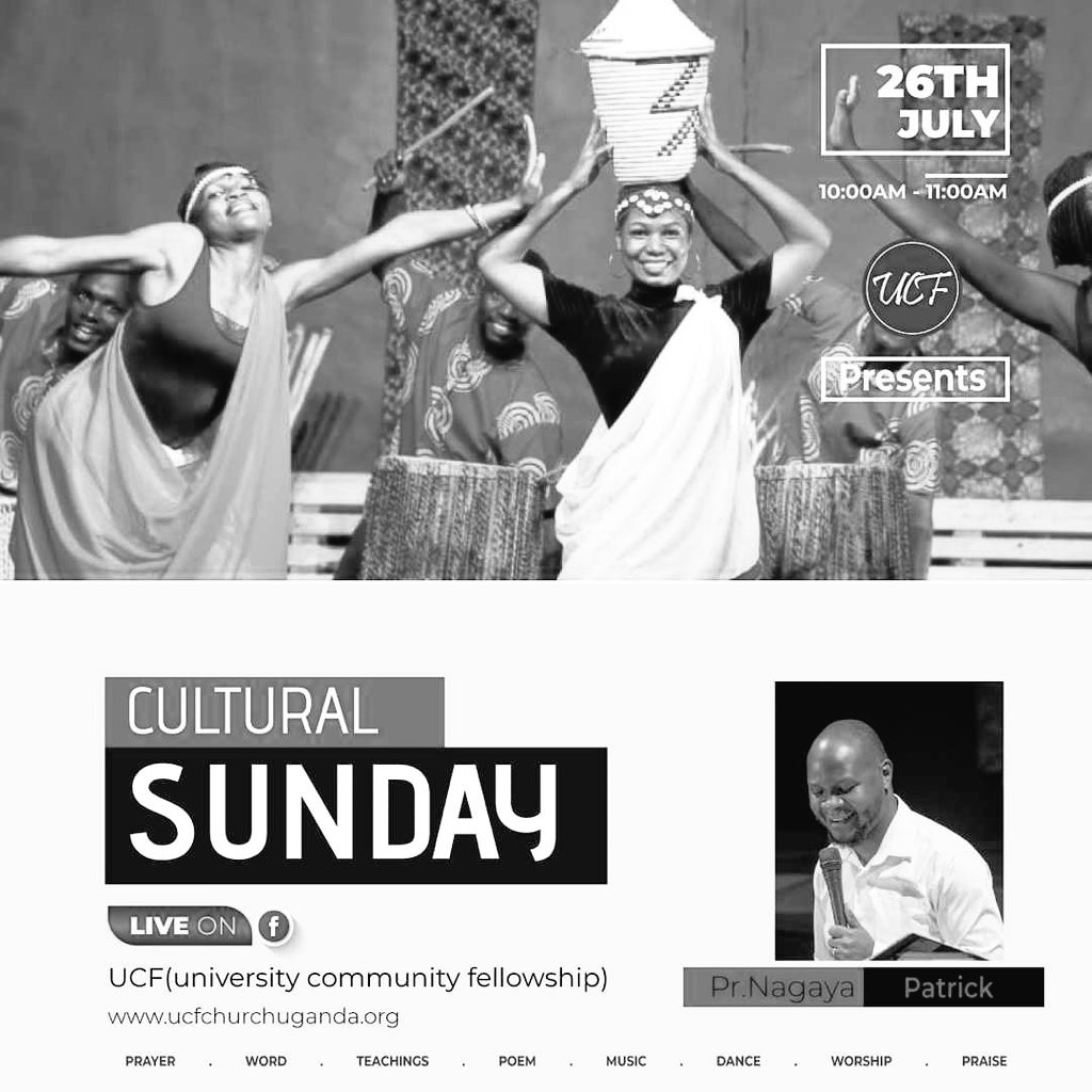 ucf_kampala's tweet photo. This is the day that the Lord has made ,let us rejoice and be glad in it....

Join us today for our #CulturalSunday from 10:00am on #FacebookLive 
.
Our Facebook page is UCF(University Community Fellowship)

We shall have #poems
#dances
#GodBlessYou
#UCFCulturalSunday #UCFOnline https://t.co/KSPg1sanQA