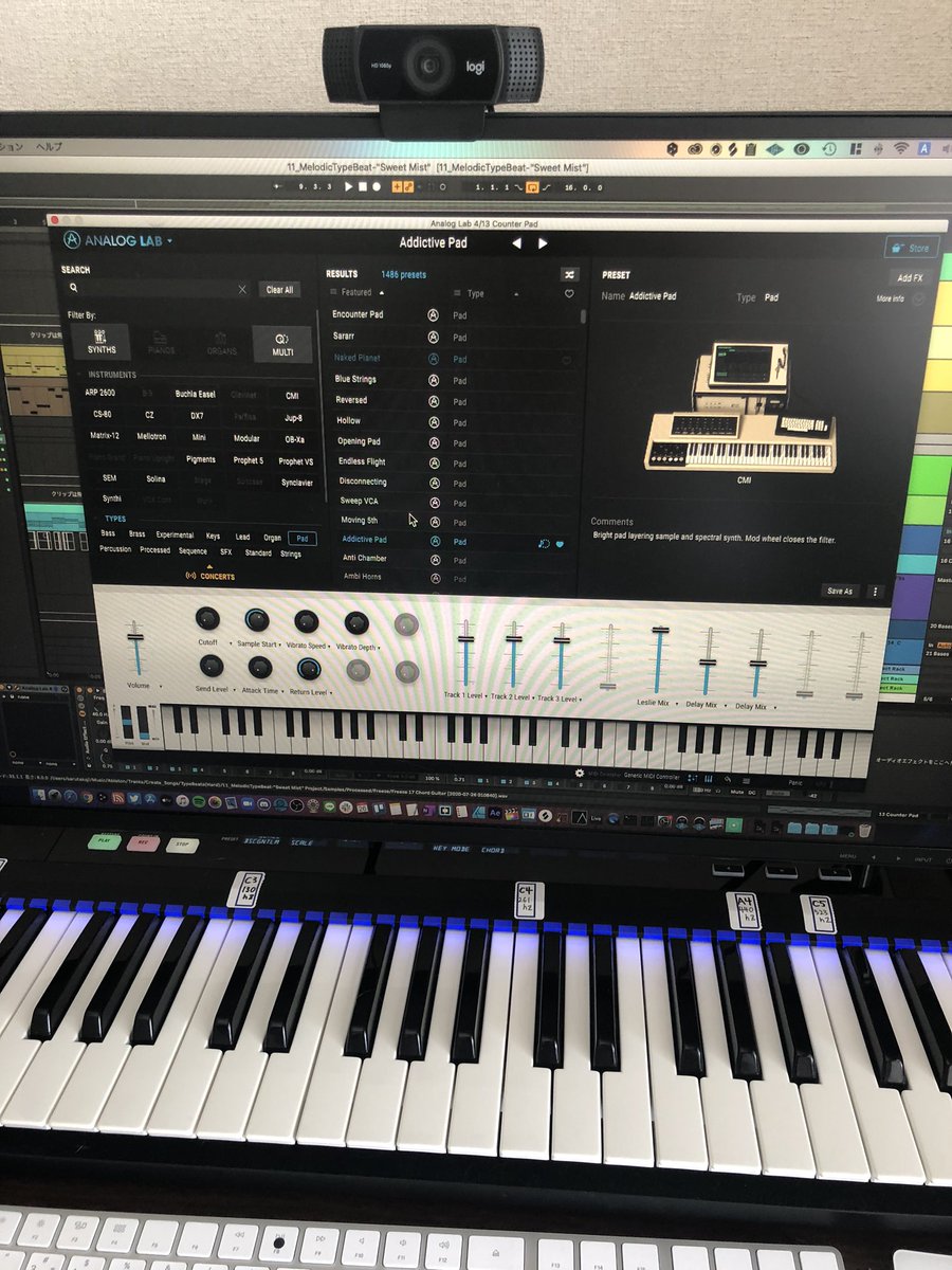 sarubeats2020's tweet image. この間のバージョンアップでAnalog Labが本当に使いやすくなった...。
早い、音良い、パラメータ分かりやすいの3点セットが本当に素晴らしい。
最近音色探しの時に必ず起動している。
#Arturia #analoglab #DTMerと繋がりたい