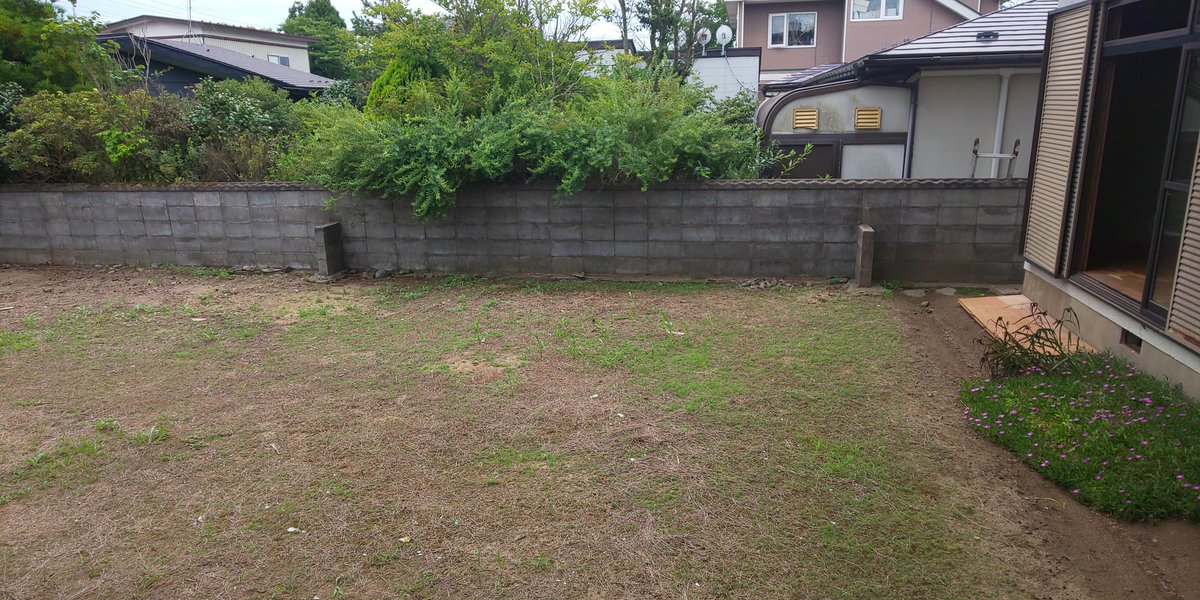 slappin910's tweet photo. 広い庭をどう活かすか？いいのが思いつかない… https://t.co/b4keOJedDm