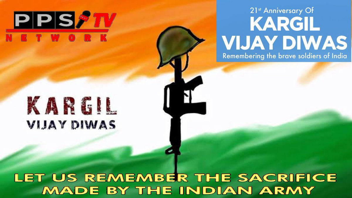 NetworkPps's tweet photo. PPS News Tv की और से #KargilVijayDiwas2020 की सुभकामना : #जयहिंद - #जयजवान https://t.co/RjSF5Mn3IK