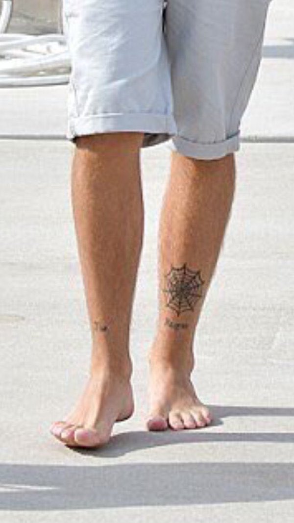 feet pic oop- i honestly like this picture a lot cause i think he has nice feet, i don’t have a foot fetish but like.. those are nice feet. only downside is shoe tan!! put your toes in the sun more lou. loving the tattoo view and shorts choice here as well, 9/10