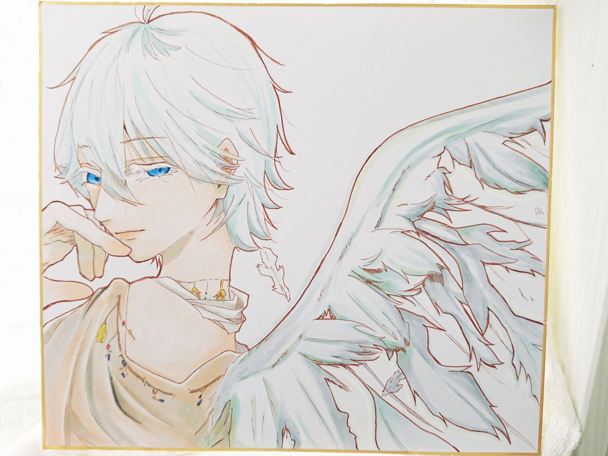 ゃち蛮 もう飛べない 私はもう飛べないものになってしまったのだろうか イラスト オリジナルイラスト 天使 羽 天使イラスト 性別不明 アナログイラスト 天使の羽 ボロボロの羽 T Co Cbumboa9iz Twitter