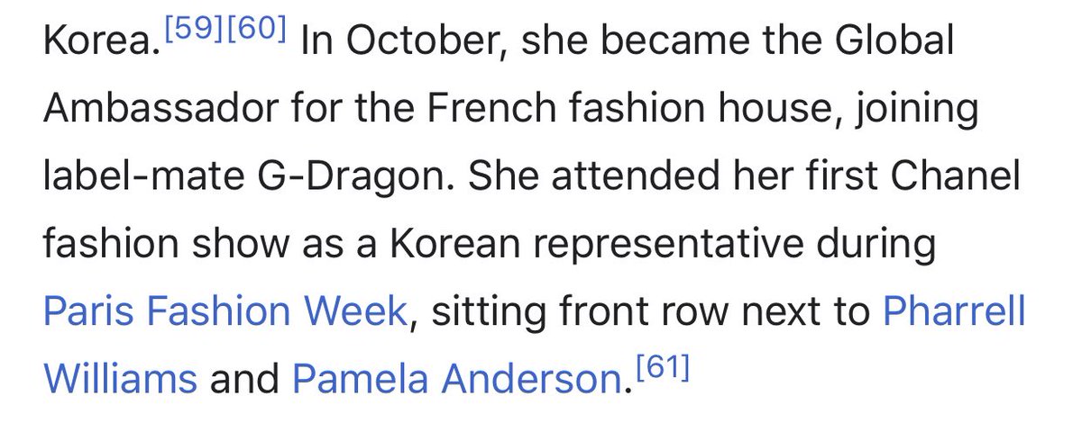 Jennie was called CHANEL Korea Ambassadors in 2018 before Chanel with ELLE announced her as the new house ambassador following Gdragon in 2019. VOGUE also called her Global Ambassadors so a citizens like you would get it.