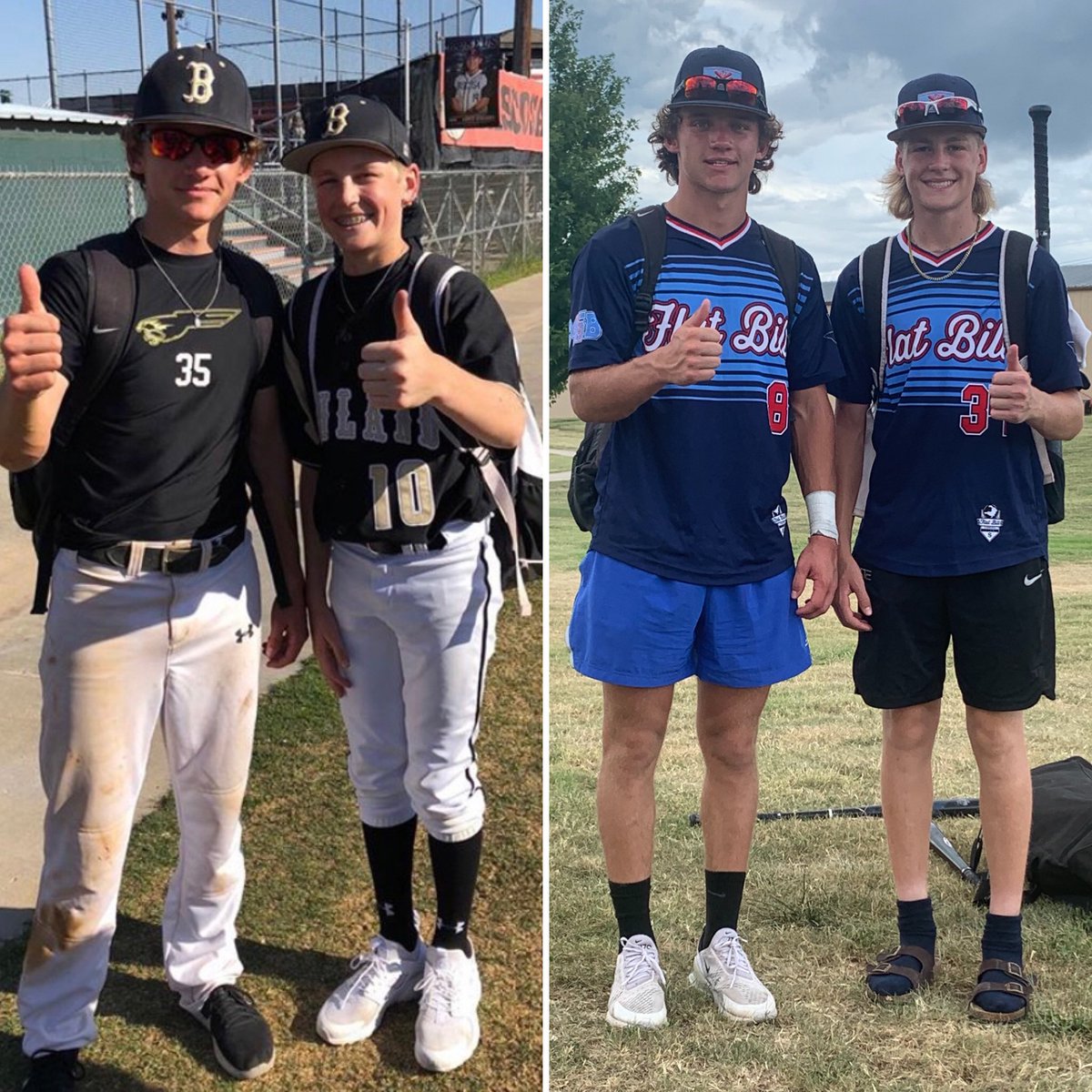 Freshman year vs senior year ❤️⁦<a href="/JunellColeman/">ColemanJunell</a>⁩ ⁦<a href="/ttroxell_34/">Tanner Troxell</a>⁩