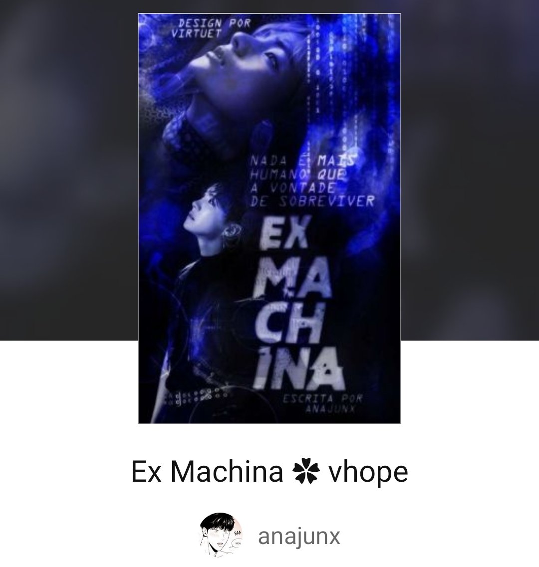 austerminadaskp's tweet photo. ⠀ ⠀ ⠀  Ex Machina [🤖]

》Robô¡AU
》Shot Fic

Autor(a): @/anajunx (wtt e Spirit)
Perfil de autor(a) (twitter): @anajunx
Link do spirit:  https://t.co/OCX8j8KKDm
Link do Wattpad:  https://t.co/05b7e17lmk

* Capista: @/virtuet https://t.co/EYKr0MNuRy