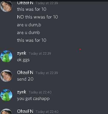 TeamVanityFN's tweet photo. @ZynkFN Scammer, you scammed @ohezfn, https://t.co/7j2BvrsvLZ