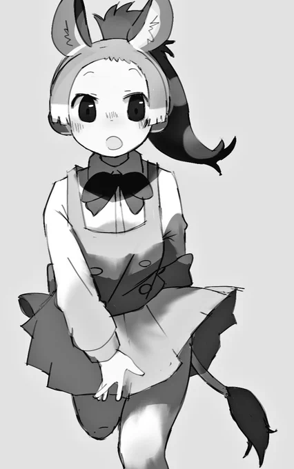 #絵をモノクロにするとかっこいい  やってみた…
明暗はっきりしてるほうが良いかも 