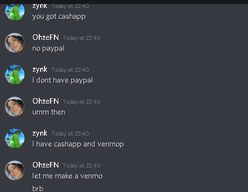 TeamVanityFN's tweet photo. @ZynkFN Scammer, you scammed @ohezfn, https://t.co/7j2BvrsvLZ