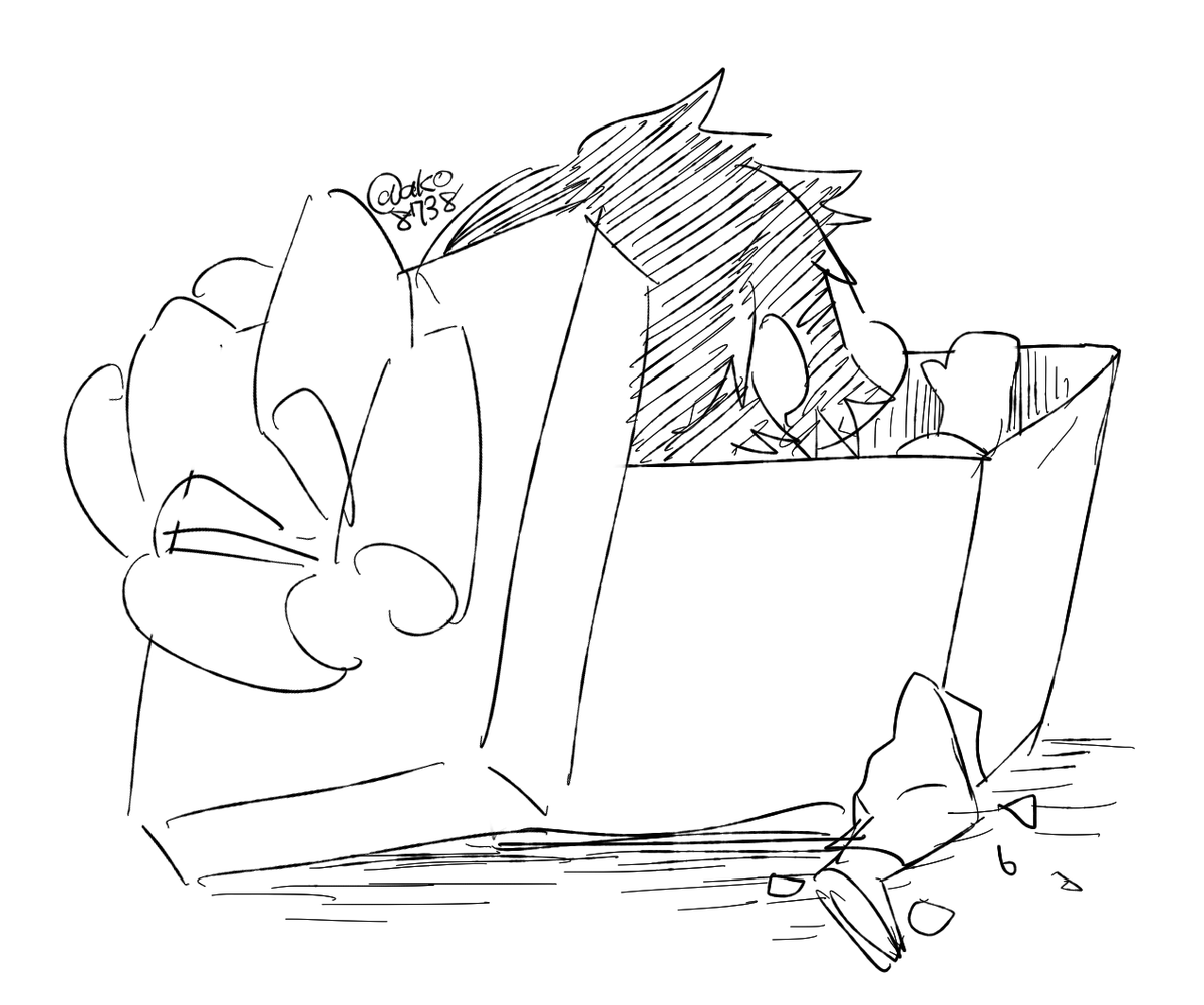 獪岳はどこ(グッズを見ながら) 