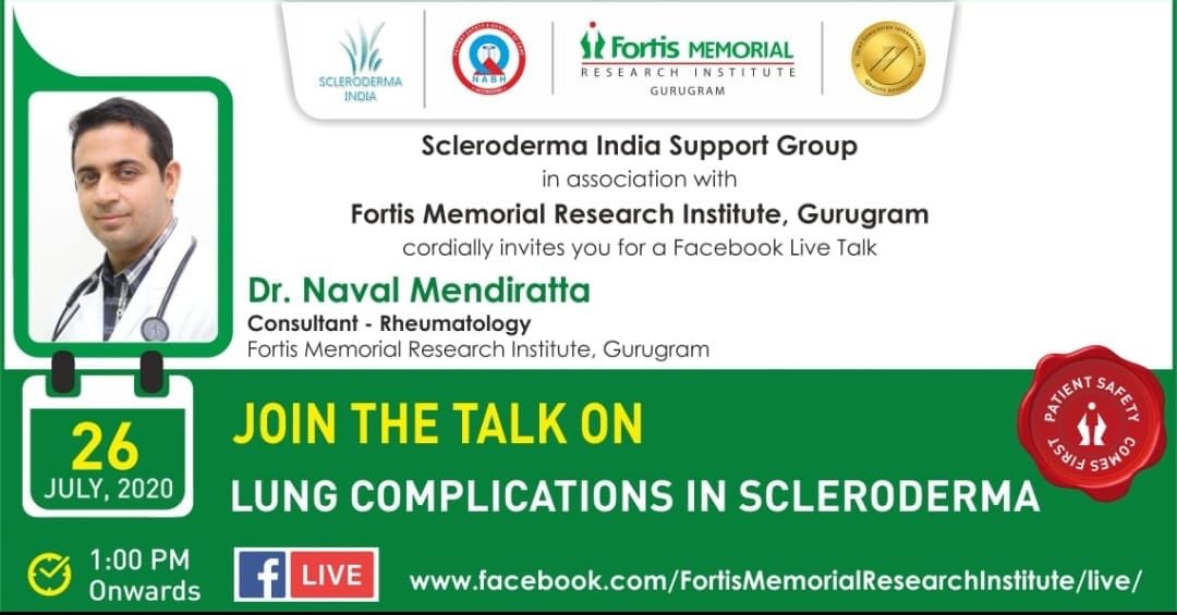IndianRheum's tweet photo. Join the Session LIVE on Facebook
Sunday 26 July 2020, 1 PM - 2 PM
https://t.co/fzadlxXdKl

#scleroderma #supportGroup #systemic_Sclerosis #rheumatology #autoimmune https://t.co/pPZ48kvcxr