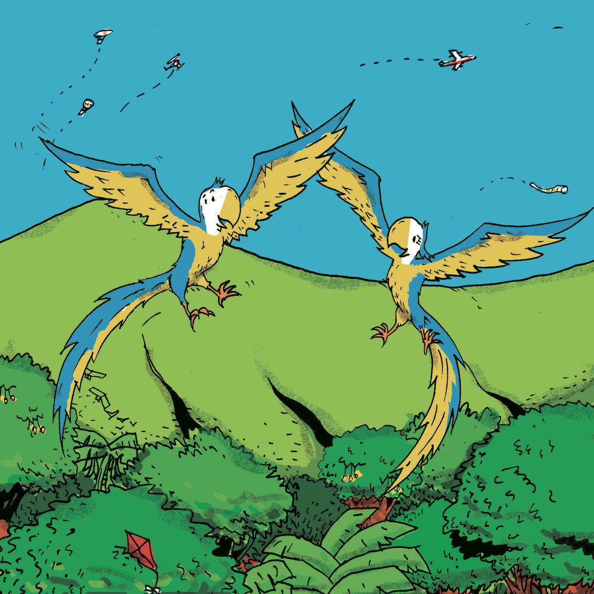 _primario's tweet photo. Al punto de que hoy día Caracas es conocida por ser casa de cientos de guacamayas que vuelan libremente por su valle. Todos nuestros mejores deseos a Caracas en su día. ¡Que sean muchos más! (4/4) https://t.co/TG0BO4V43d