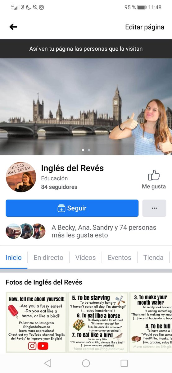 inglesdelrev's tweet photo. Y este es mi Facebook, donde subo los mismos posts que en Instagram y resuelvo las dudas que me planteais 😊 tengo tanto cuenta de Facebook (Emma Inglés del Revés) como página de Facebook (Inglés del Revés) https://t.co/09pUmFTOx4