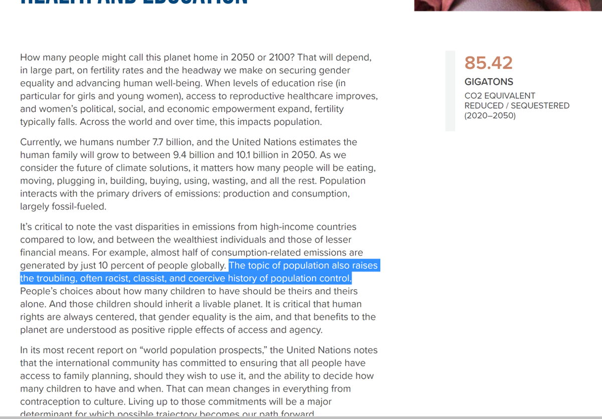 Consider  @ProjectDrawdown - whose inclusion of this I disagree with, but who still manage to very pointedly include a clarifiers and caveats on what they mean when they talk about this:  https://drawdown.org/sectors/health-and-education