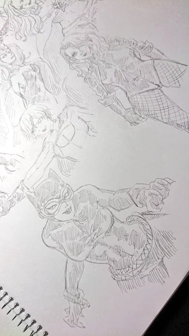 最近はシャーペン落書きばっかりです 