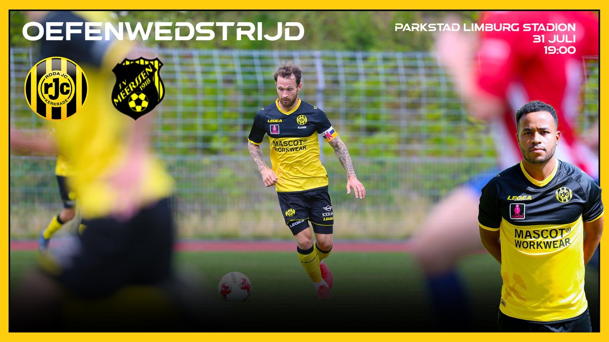 jolandgraaf's tweet photo. Na een korte pauze start Roda JC maandagmiddag met de besloten trainingen.
Vrijdag 19.30 uur oefenwedstrijd in het Parkstad Limburg Stadion tegen Meersen.
#rodajc #meersen #oefenwedstrijden #PreSeason https://t.co/ES4UIcDBuQ